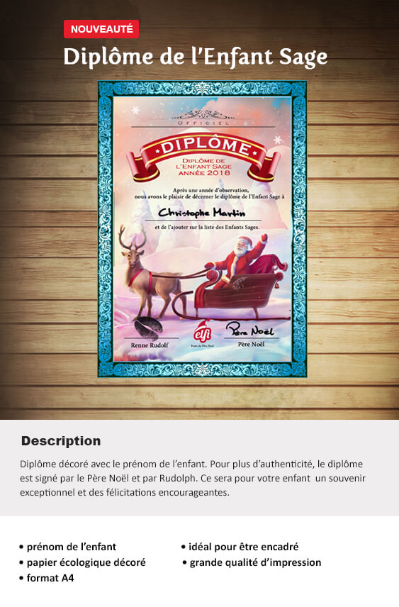 Recevoir une lettre personnalisée du Père Noël - Elfi Santa